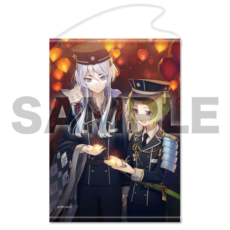 六周年記念祝画 タペストリー014：白山吉光　毛利藤四郎