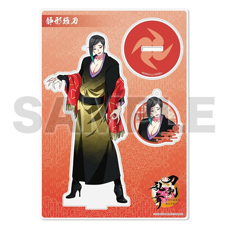 45：静形薙刀 アクリルスタンドセット（軽装）