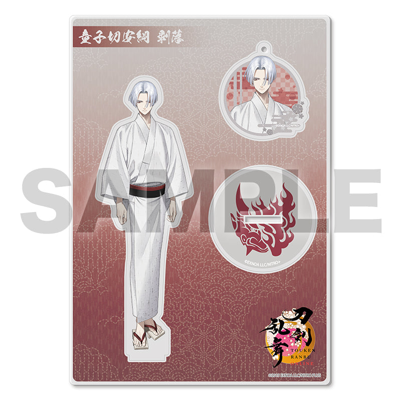 120：童子切安綱 剥落 アクリルスタンドセット（軽装）